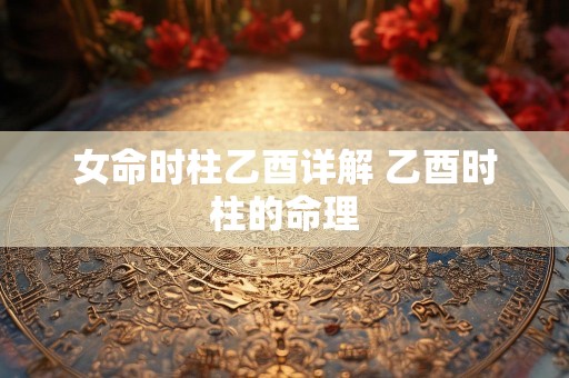 女命时柱乙酉详解 乙酉时柱的命理