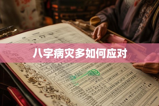 八字病灾多如何应对