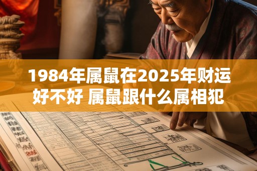 1984年属鼠在2025年财运好不好 属鼠跟什么属相犯冲