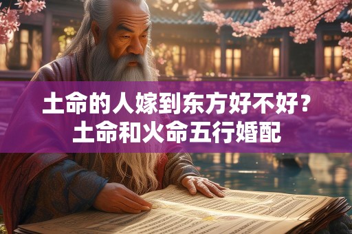 土命的人嫁到东方好不好？土命和火命五行婚配