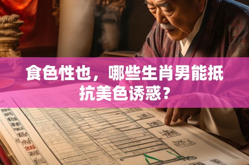 食色性也，哪些生肖男能抵抗美色诱惑？