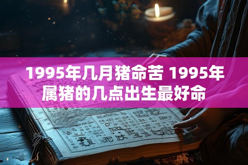 1995年几月猪命苦 1995年属猪的几点出生最好命