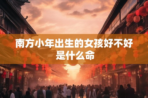 南方小年出生的女孩好不好 是什么命