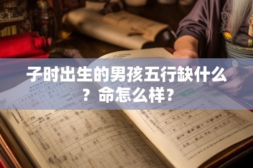 子时出生的男孩五行缺什么？命怎么样？