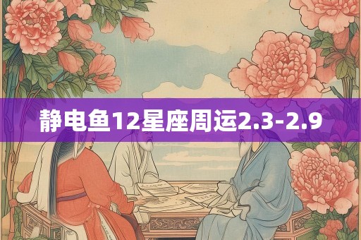 静电鱼12星座周运2.3-2.9