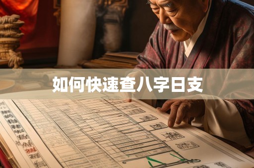 如何快速查八字日支