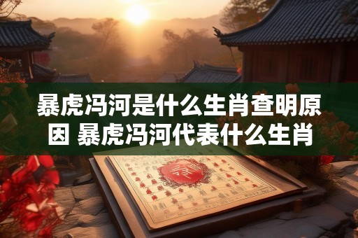 暴虎冯河是什么生肖查明原因 暴虎冯河代表什么生肖