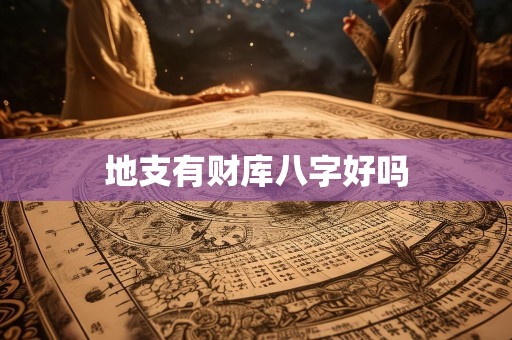 地支有财库八字好吗
