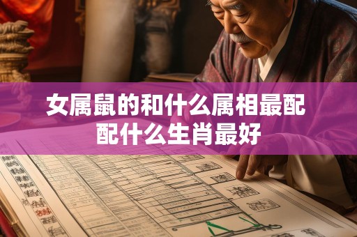 女属鼠的和什么属相最配 配什么生肖最好