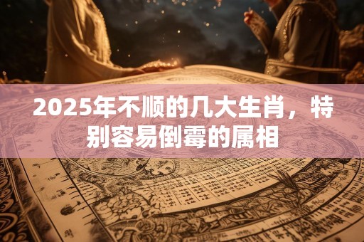 2025年不顺的几大生肖，特别容易倒霉的属相