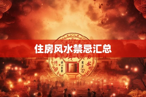 住房风水禁忌汇总
