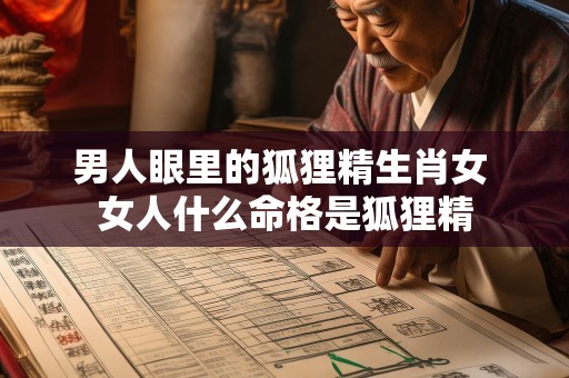 男人眼里的狐狸精生肖女 女人什么命格是狐狸精