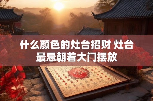 什么颜色的灶台招财 灶台最忌朝着大门摆放