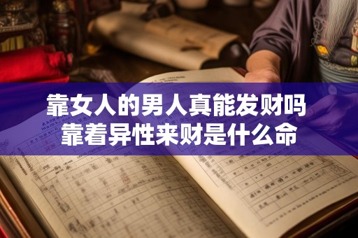 详细阅读:靠女人的男人真能发财吗 靠着异性来财是什么命 靠女人的男人真能发财吗 靠着异性来财是什么命