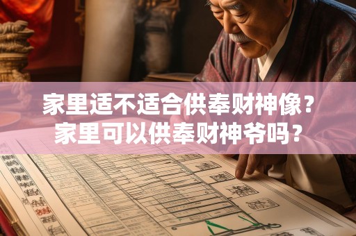 家里适不适合供奉财神像？家里可以供奉财神爷吗？