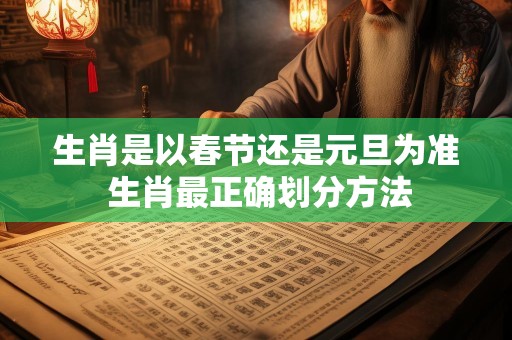 生肖是以春节还是元旦为准 生肖最正确划分方法