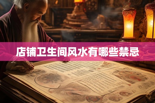 详细阅读:店铺卫生间风水有哪些禁忌 店铺卫生间风水有哪些禁忌