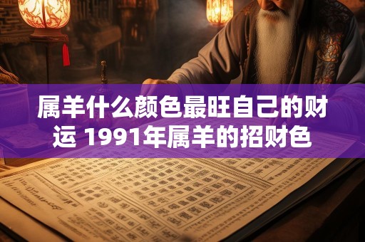 属羊什么颜色最旺自己的财运 1991年属羊的招财色
