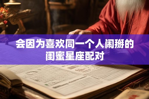 会因为喜欢同一个人闹掰的闺蜜星座配对