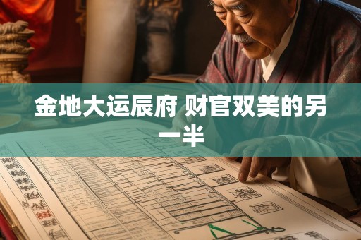 金地大运辰府 财官双美的另一半