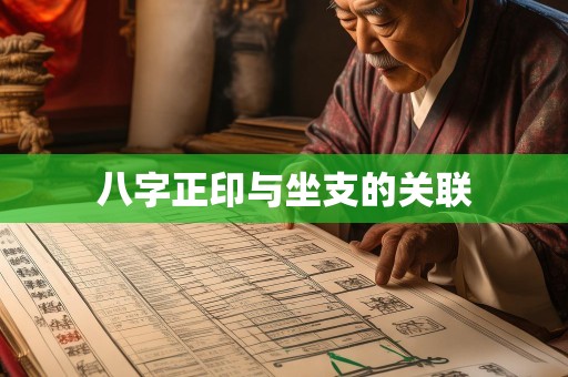 八字正印与坐支的关联
