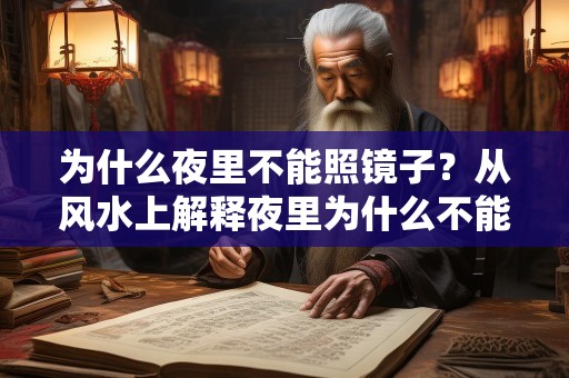 为什么夜里不能照镜子？从风水上解释夜里为什么不能照镜子