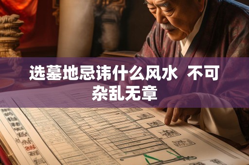 选墓地忌讳什么风水  不可杂乱无章