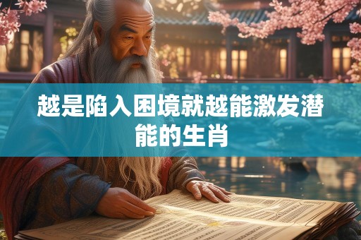 越是陷入困境就越能激发潜能的生肖