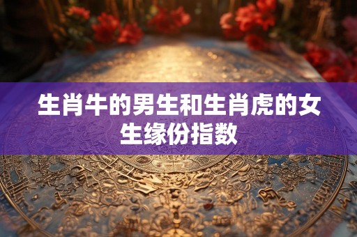 生肖牛的男生和生肖虎的女生缘份指数