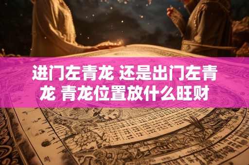 进门左青龙 还是出门左青龙 青龙位置放什么旺财