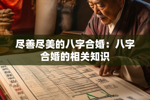 详细阅读:尽善尽美的八字合婚:八字合婚的相关知识 尽善尽美的八字合婚:八字合婚的相关知识