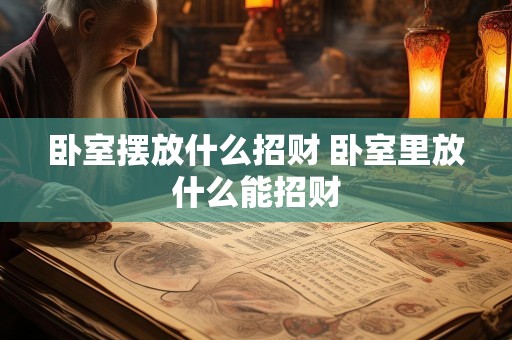 卧室摆放什么招财 卧室里放什么能招财