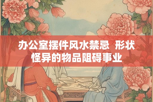办公室摆件风水禁忌  形状怪异的物品阻碍事业