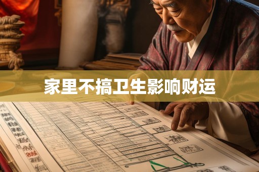 家里不搞卫生影响财运