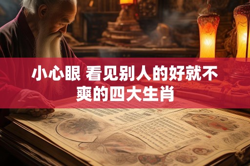小心眼 看见别人的好就不爽的四大生肖