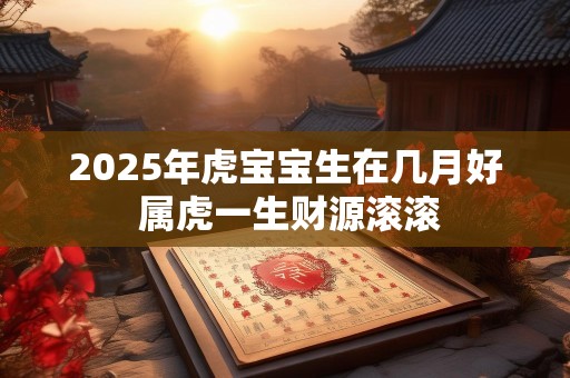2025年虎宝宝生在几月好 属虎一生财源滚滚