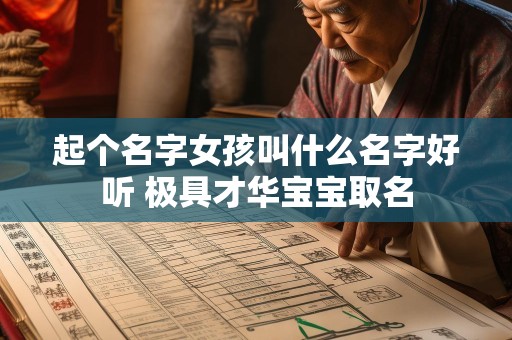 起个名字女孩叫什么名字好听 极具才华宝宝取名