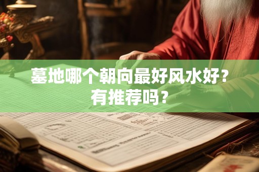 墓地哪个朝向最好风水好？有推荐吗？