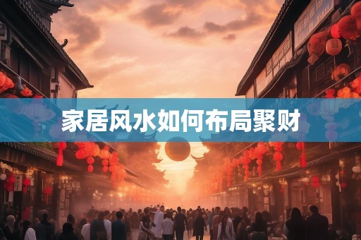 详细阅读:家居风水如何布局聚财 家居风水如何布局聚财