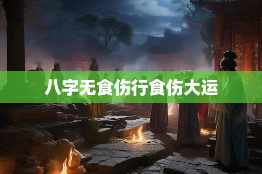 八字无食伤行食伤大运