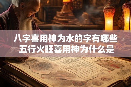 八字喜用神为水的字有哪些 五行火旺喜用神为什么是火