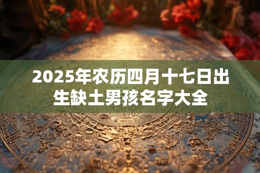 2025年农历四月十七日出生缺土男孩名字大全