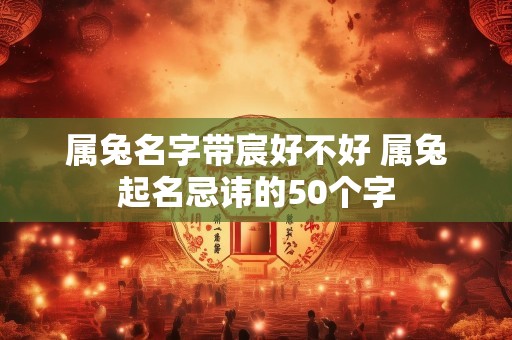 属兔名字带宸好不好 属兔起名忌讳的50个字