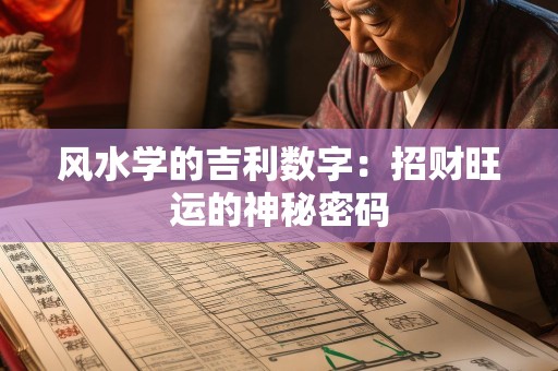 风水学的吉利数字：招财旺运的神秘密码