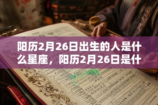 阳历2月26日出生的人是什么星座，阳历2月26日是什么星座