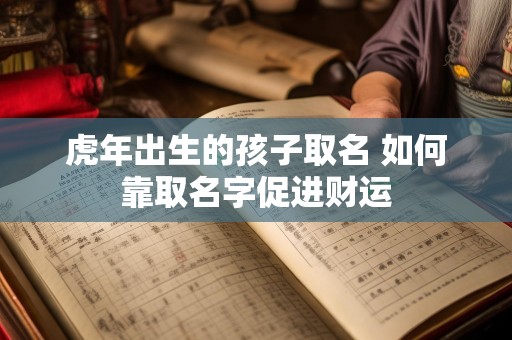 虎年出生的孩子取名 如何靠取名字促进财运