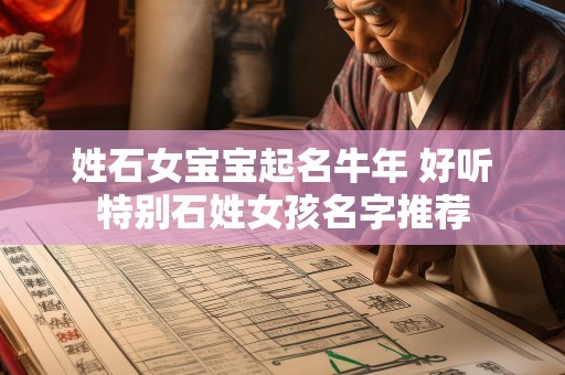 姓石女宝宝起名牛年 好听特别石姓女孩名字推荐
