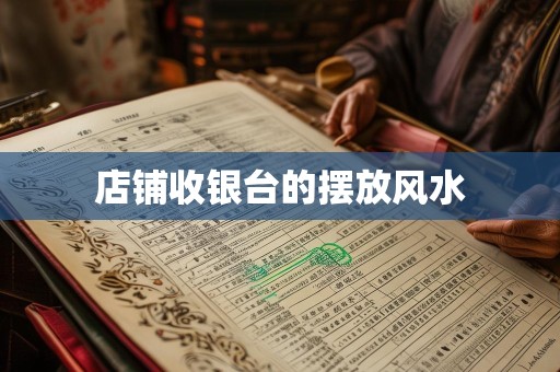 店铺收银台的摆放风水