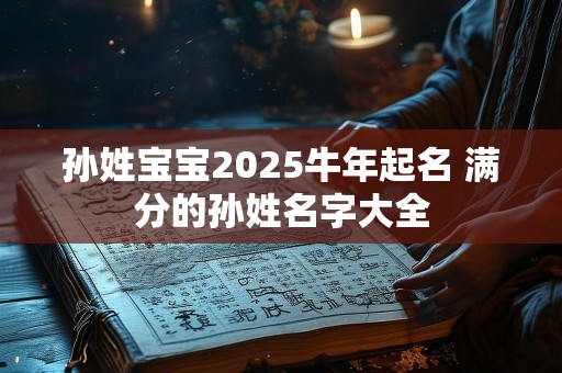 孙姓宝宝2025牛年起名 满分的孙姓名字大全