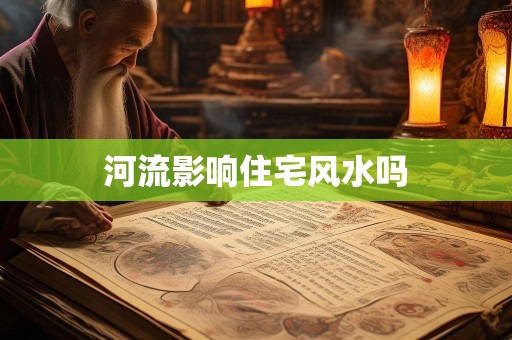河流影响住宅风水吗